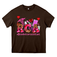 Chocolate Brown valentines day rca resident care assistant Heavy Core Tee - AdoDesignShop
