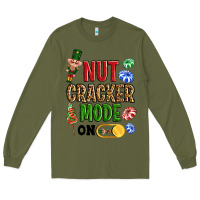 Army Green Nutcracker mode on Long Sleeve Tee - NancyCooperArtShop