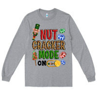 Heather Grey Nutcracker mode on Long Sleeve Tee - NancyCooperArtShop