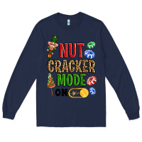 Navy Nutcracker mode on Long Sleeve Tee - NancyCooperArtShop