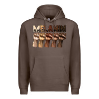 Coffee melanin juneteenth Premium Hoodie - CowGirlArtShop