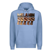 Colony Blue melanin juneteenth Premium Hoodie - CowGirlArtShop