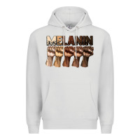Dove Grey melanin juneteenth Premium Hoodie - CowGirlArtShop