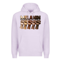 Lilac melanin juneteenth Premium Hoodie - CowGirlArtShop
