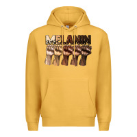 Mustard melanin juneteenth Premium Hoodie - CowGirlArtShop