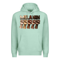 Seafoam melanin juneteenth Premium Hoodie - CowGirlArtShop