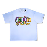 Grape Ice cajun to the core Urban Heavy Tee - MaliasSmallBusiness