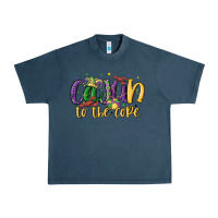 Midnight Navy cajun to the core Urban Heavy Tee - MaliasSmallBusiness