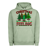 Pigment Oil Green christmas isn't a season it's a feeling Urban Hoodie - BundleAndBundleShop