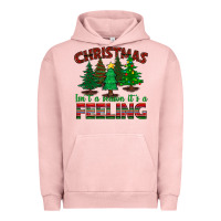 Pigment Salmon christmas isn't a season it's a feeling Urban Hoodie - BundleAndBundleShop