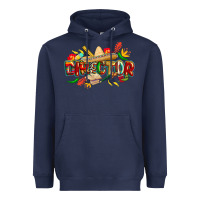 Navy cinco de mayo director Heavyweight Hoodie - CowGirlArtShop