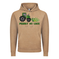 Vintage Coffee pushin' my luck Vintage Hoodie - MaliasSmallBusiness