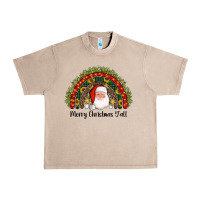 French Oak merry christmas y'all santa rainbow Urban Heavy Tee - AdoDesignShop