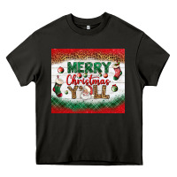 Asphalt merry christmas y'all tumbler Heavy Core Tee - BundleAndBundleShop