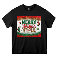 Black merry christmas y'all tumbler Heavy Core Tee - BundleAndBundleShop