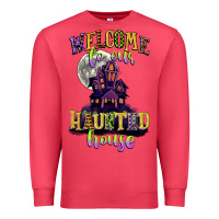 Cardinal welcome to our haunted house Premium Sweatshirt - CowGirlArtShop