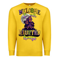 Lemon welcome to our haunted house Premium Sweatshirt - CowGirlArtShop