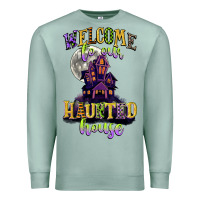 Seafoam welcome to our haunted house Premium Sweatshirt - CowGirlArtShop