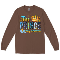 Chestnut The Prince Has Arrived Long Sleeve Tee - MaliasSmallBusiness