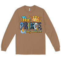 Toasted Coconut The Prince Has Arrived Long Sleeve Tee - MaliasSmallBusiness