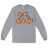 Heather Grey Girl mama Long Sleeve Tee - JahusDesignShop