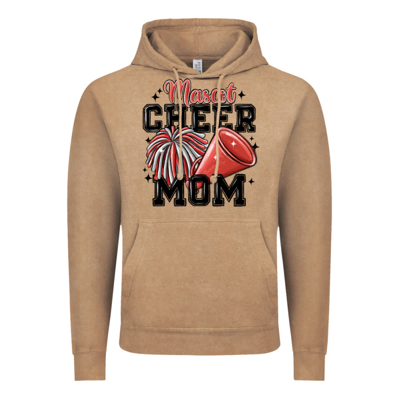 Mascot Cheer Mom Vintage Hoodie by MaliasSmallBusiness | Teevron