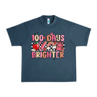 Midnight Navy 100 days brighter Urban Heavy Tee - MaliasSmallBusiness