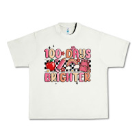 Pistachio 100 days brighter Urban Heavy Tee - MaliasSmallBusiness