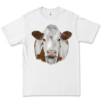 White simmental Premium Tee - JahusDesignShop