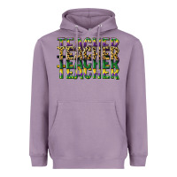 Lavender teacher mardi gras Heavyweight Hoodie - CowGirlArtShop