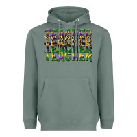 Sage teacher mardi gras Heavyweight Hoodie - CowGirlArtShop