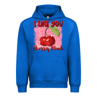Cobalt i like you cherry much Urban Hoodie - FaDigitalArtStudio