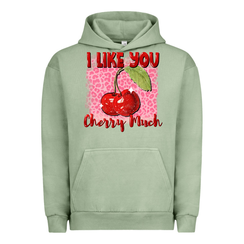 I Like You Cherry Much Urban Hoodie by FaDigitalArtStudio | Teevron
