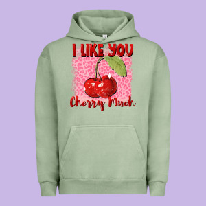 I Like You Cherry Much Urban Hoodie Designed By Fadigitalartstudio