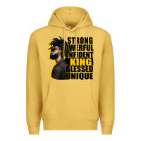 Antique Gold strong powerful confident king blessed unique Premium Hoodie - CowGirlArtShop
