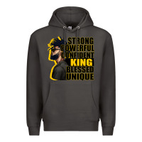 Smoke strong powerful confident king blessed unique Premium Hoodie - CowGirlArtShop