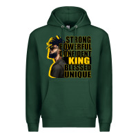 Sports Green strong powerful confident king blessed unique Premium Hoodie - CowGirlArtShop