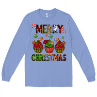 Merry Christmas Cupcakes Long Sleeve Tee | Teevron