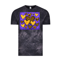 Cloud Black team spirit color purple and gold Vintage Tee - JahusDesignShop