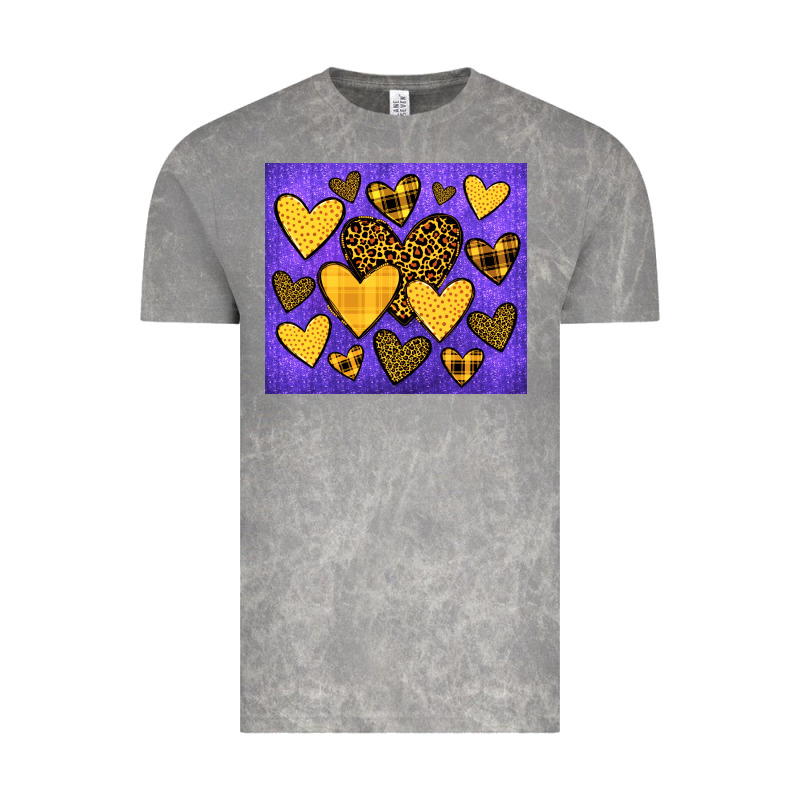 Team Spirit Color Purple And Gold Vintage Tee by JahusDesignShop | Teevron