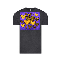 Vintage Black team spirit color purple and gold Vintage Tee - JahusDesignShop