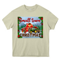 Mossy small town christmas mousepad Heavy Core Tee - BundleAndBundleShop