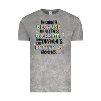 Cloud Rock reading because realitys overrated Vintage Tee - MaliasSmallBusiness
