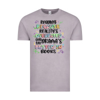 Vintage Zinc reading because realitys overrated Vintage Tee - MaliasSmallBusiness