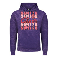 Cloud Purple senior cheer 2024 Vintage Hoodie - MaliasSmallBusiness
