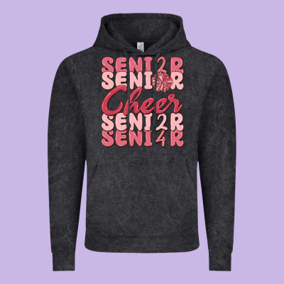 Senior Cheer 2024 Vintage Hoodie Designed By Maliassmallbusiness