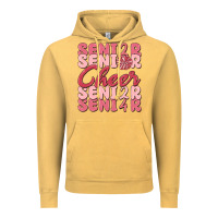 Vintage Mustard senior cheer 2024 Vintage Hoodie - MaliasSmallBusiness