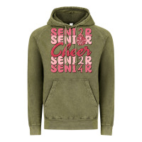 Vintage Olive senior cheer 2024 Vintage Hoodie - MaliasSmallBusiness