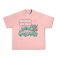 Salmon minding my own small business Urban Heavy Tee - MaliasSmallBusiness