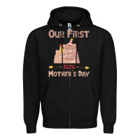 Black Our First Mother's Day Zipper Hoodie - Bettercallsaul